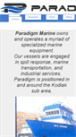 Mobile Screenshot of paradigmmarine.com